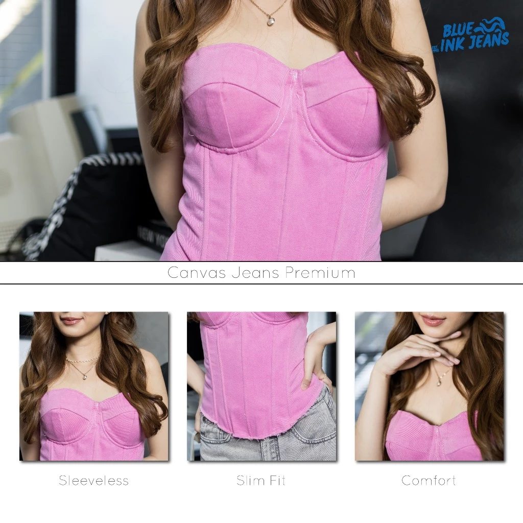 Ariel - Atasan Wanita Corset Top Korean Style Bustier Premium Elegant - Image 8