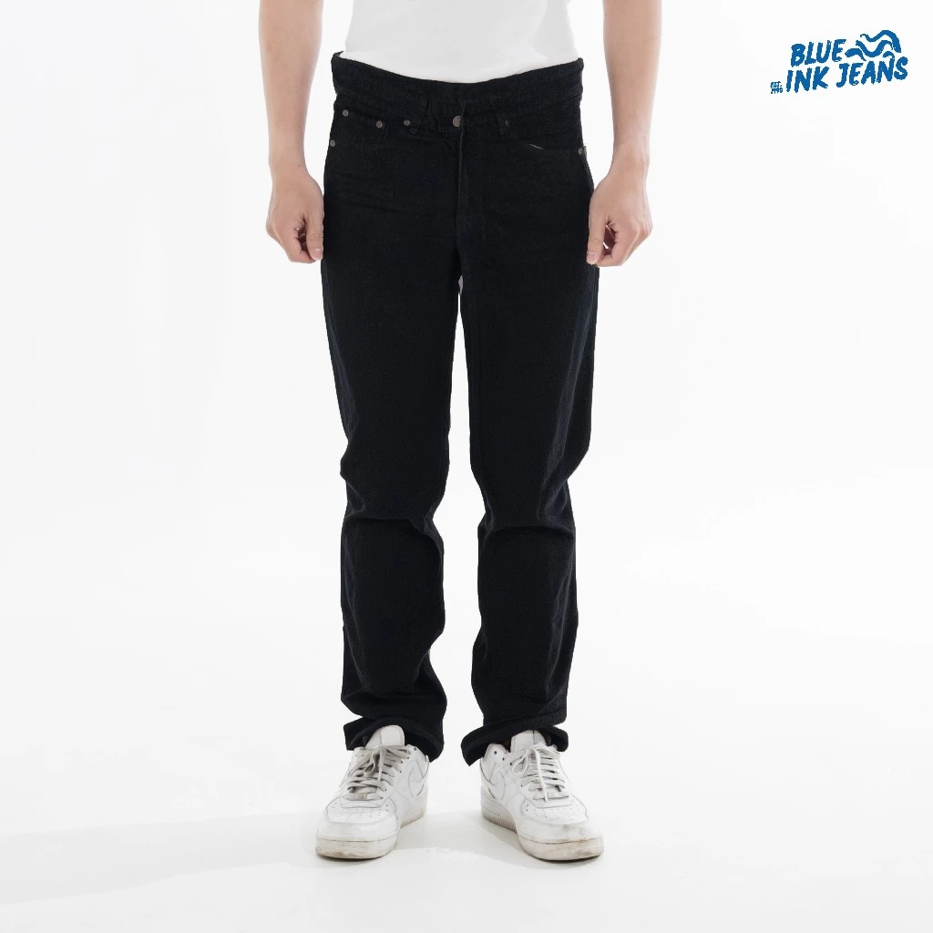 Margo - Celana Jeans Pria Straight Cut Korean Style Slim Fit Bahan Premium - Image 3