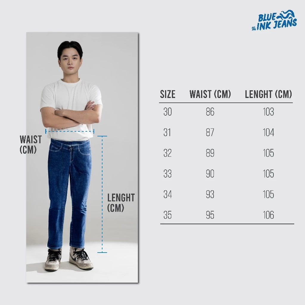 Neo - Celana Jeans Pria Slim Straight Cut Korean Style Soft Denim Premium - Image 2
