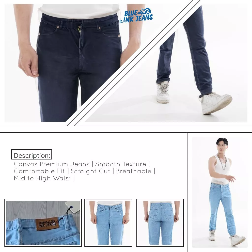 Suga - Celana Jeans Pria Soft Jeans Stretch Bahan Lentur Korean Style Slim Fit - Image 6